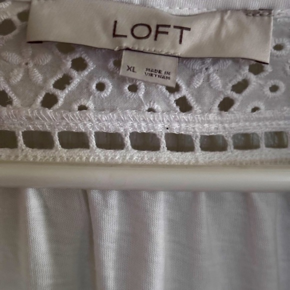 LOFT Ivory Accent Top - Picture 3 of 3